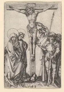 The Crucifixion, ca. 1435-1491. Creator: Martin Schongauer