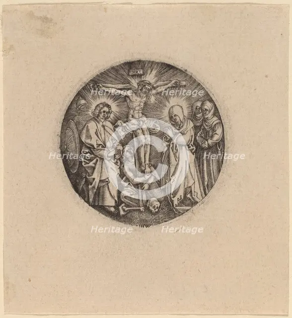 The Crucifixion called the Sword Pommel of Maxmilian. Creators: Hieronymous Wierix, Antonius Wierix.