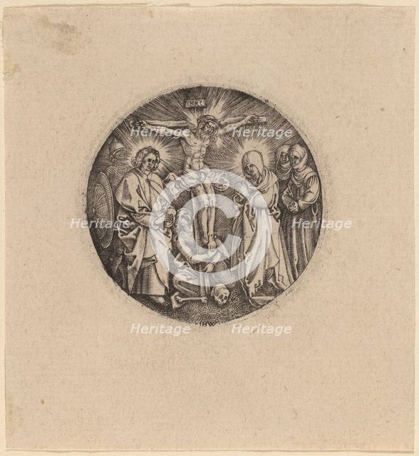 The Crucifixion called the Sword Pommel of Maxmilian. Creators: Hieronymous Wierix, Antonius Wierix.