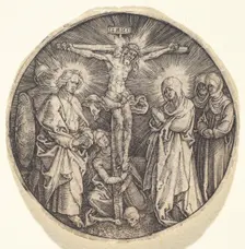 The Crucifixion called the Sword Pommel of Maximilian, c. 1518. Creator: Albrecht Durer