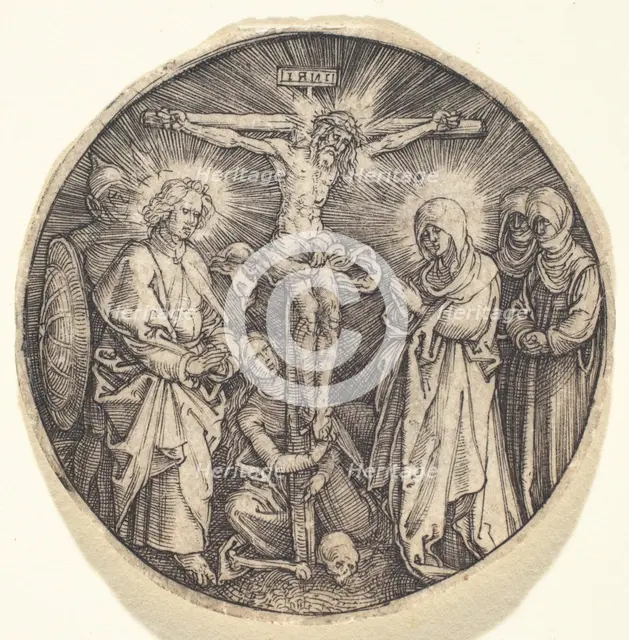 The Crucifixion called the Sword Pommel of Maximilian, c. 1518. Creator: Albrecht Durer.