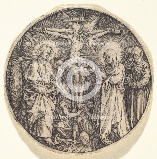 The Crucifixion called the Sword Pommel of Maximilian, c. 1518. Creator: Albrecht Durer.