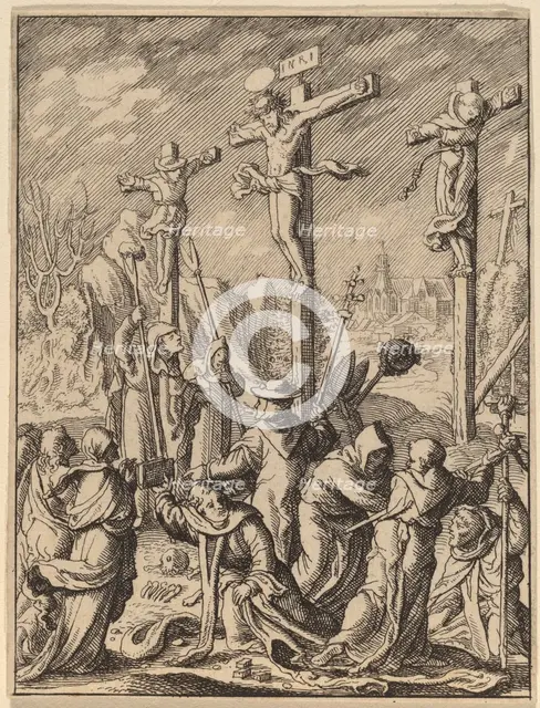 The Crucifixion. Creator: Wenceslaus Hollar.