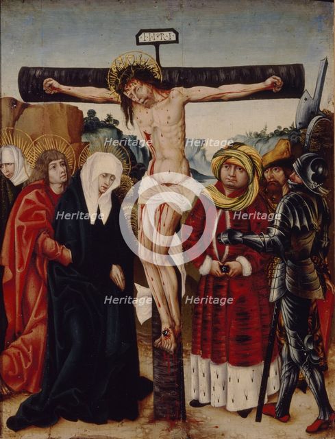 The Crucifixion, Early16th cen.. Artist: German master  