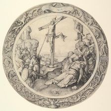 The Crucifixion, from the Circular Passion, 1509. Creator: Lucas van Leyden