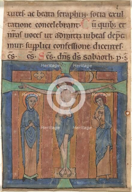 The Crucifixion, late 12th century. Creator: Unknown.