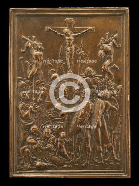 The Crucifixion, late 15th - early 16th century. Creator: Moderno.