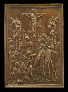The Crucifixion, late 15th - early 16th century. Creator: Moderno