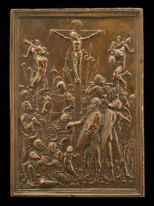 The Crucifixion, late 15th - early 16th century. Creator: Moderno