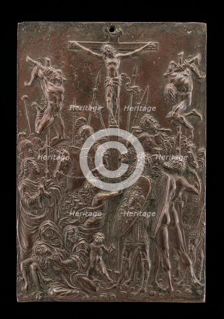 The Crucifixion, late 15th - early 16th century. Creator: Moderno.