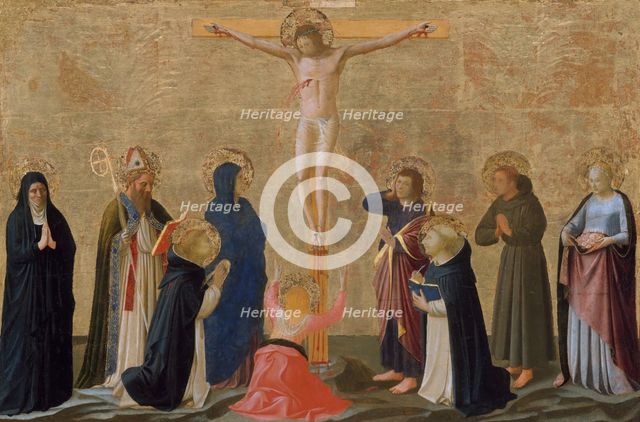 The Crucifixion, possibly ca. 1440. Creator: Fra Angelico.