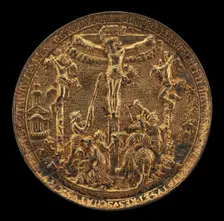 The Crucifixion [reverse], 1535/1574. Creator: Reinhart, Hans