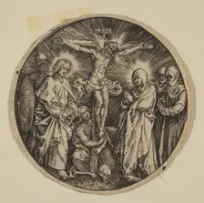 The Crucifixion (Round) (copy).n.d. Creator: Unknown