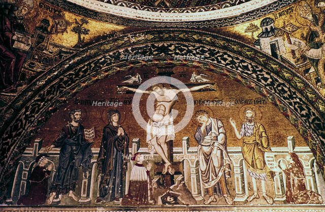 'The Crucifixion', St Mark's Basilica, Venice, Italy. Artist: Anon