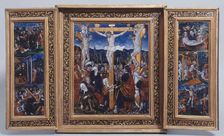 The Crucifixion: scenes from the life and passion of Christ, late 15th-early 16th century. Creator: Unknown