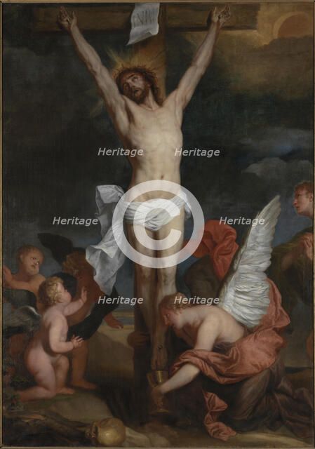 The Crucifixion, Second Half of the 17th cen.. Creator: Thijs, Pieter Pauwel (1652-1679).