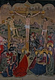 The Crucifixion Tempera Painting from the Hospital of Our Lady of Hope, by Bernardo de Aras