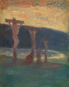 The crucifixion, Undated. Creator: Harald Sohlberg
