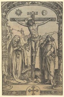 The Crucifixion used in Missale Traiectense (Utrecht Missal), Leiden, 1514, ca. 1512. Creator: Lucas van Leyden
