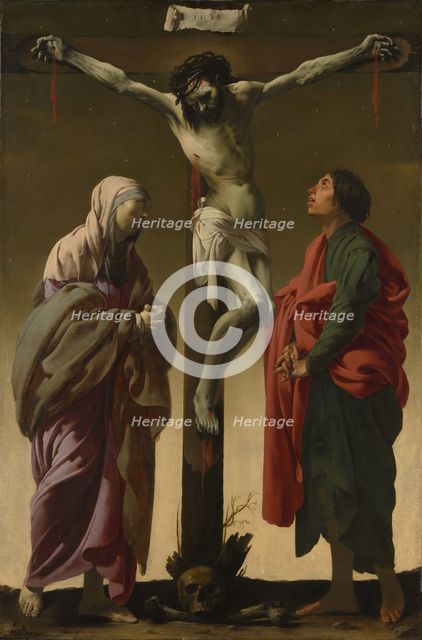 The Crucifixion with the Virgin and Saint John, ca. 1624-25. Creator: Hendrick ter Brugghen.