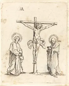 The Crucifixion with the Virgin and Saint John. Creator: Unknown