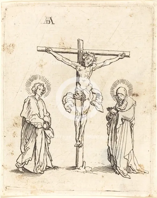 The Crucifixion with the Virgin and Saint John. Creator: Unknown.