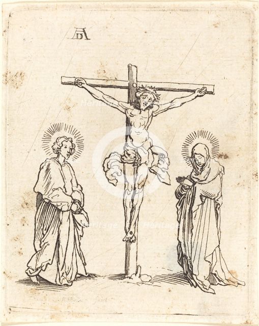 The Crucifixion with the Virgin and Saint John. Creator: Unknown.