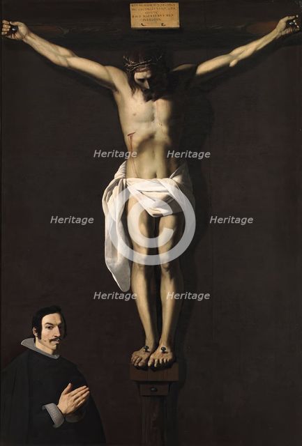 The Crucified Christ with a Donor, 1640. Creator: Francisco de Zurbaran.