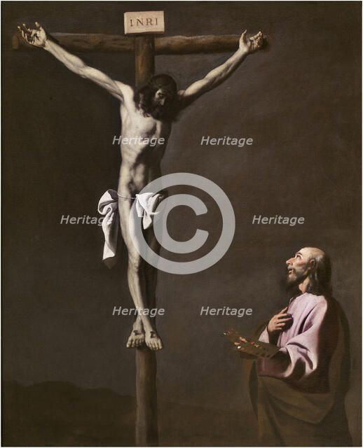The Crucified Christ with a Painter, c. 1650.
