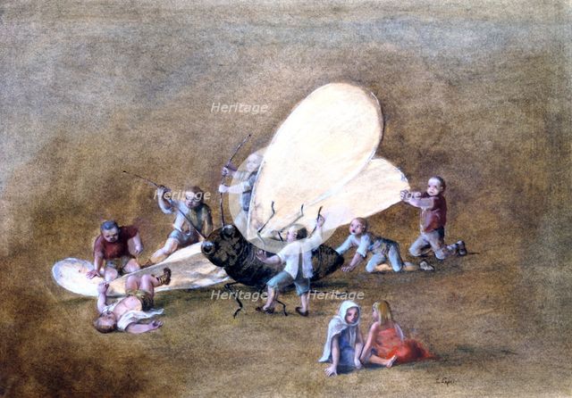 'The Cruel Children', c1850-1890. Artist: Stanislas Lepine
