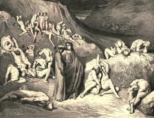 The crust came drawn from underneath in flakes c1890. Creator: Gustave Doré