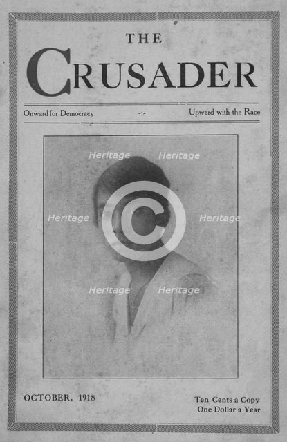The Crusader; Onward for Democracy; Upward with Race; Mrs. James Conick, Jr., New York..., 1918-1922 Creator: Unknown.