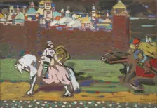 The Crusaders. Artist: Kandinsky, Wassily Vasilyevich (1866-1944)