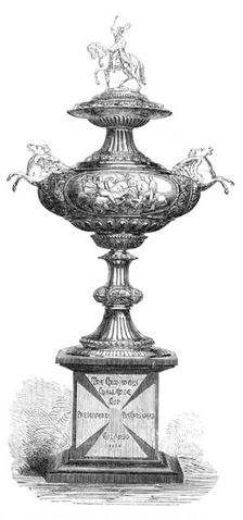 The Crusaders Challenge Cup for the Colombo Races, 1869. Creator: Unknown