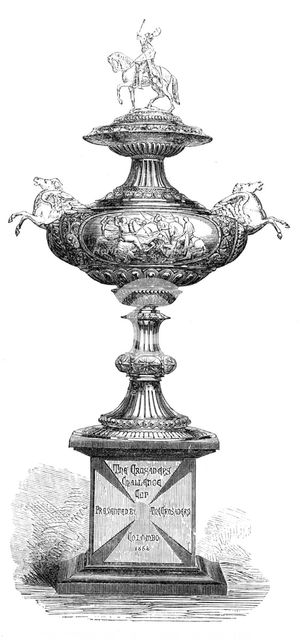 The Crusaders' Challenge Cup for the Colombo Races, 1869. Creator: Unknown.