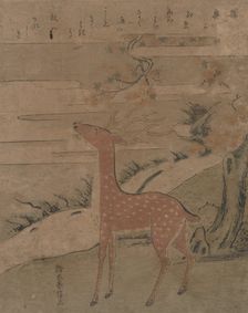 The Cry of the Stag, ca. 1760., ca. 1760. Creator: Suzuki Harunobu