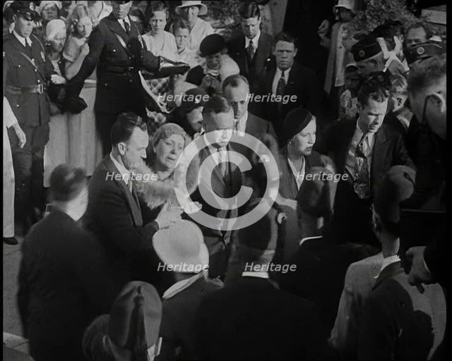 The Crying Family of Anton Cermak at the Funeral, 1933. Creator: British Pathe Ltd.