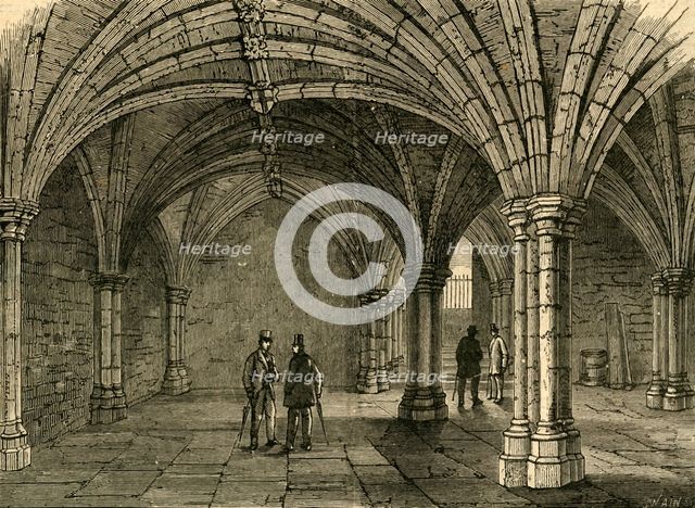 'The Crypt of Guildhall', 1897. Creator: Unknown.