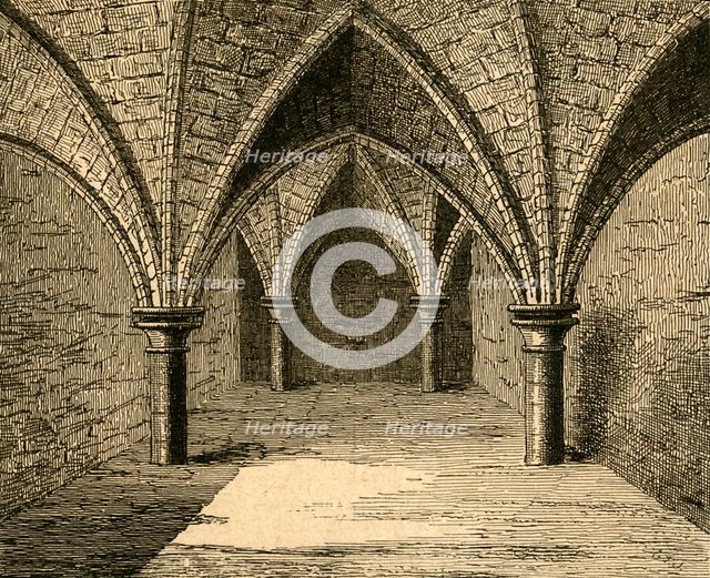'The Crypt of Gerard's Hall', 1897. Creator: Unknown.