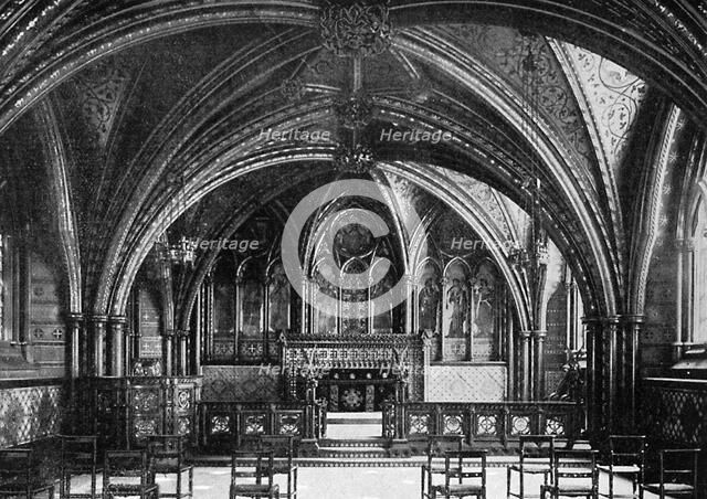 The Crypt Chapel, Westminster, c1920. Artist: Unknown