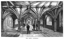 The Crypt, Guildhall City of London, 1886