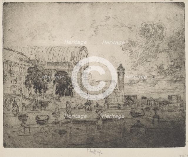 The Crystal Palace, 1905. Creator: Joseph Pennell.