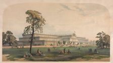 The Crystal Palace, c. 1850. Creator: Joseph Nash (British, 1808-1878), possibly by