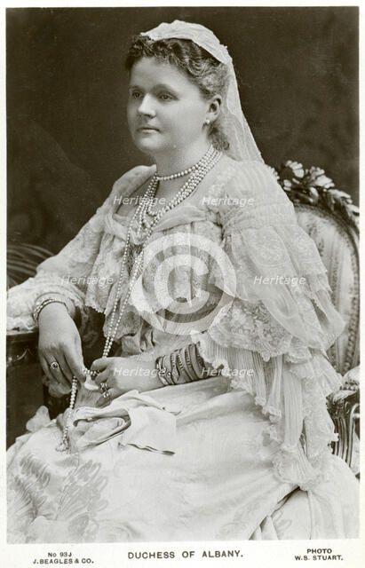 The Duchess of Albany, c1900s(?).Artist: WS Stuart
