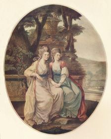 The Duchess of Devonshire and Lady Duncannon 1782. Artist: William Dickinson