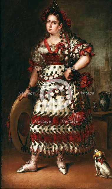 The Duchess of Frías Dressed as a *Manola*, 1835. Creator: Jose Gutierrez de la Vega.