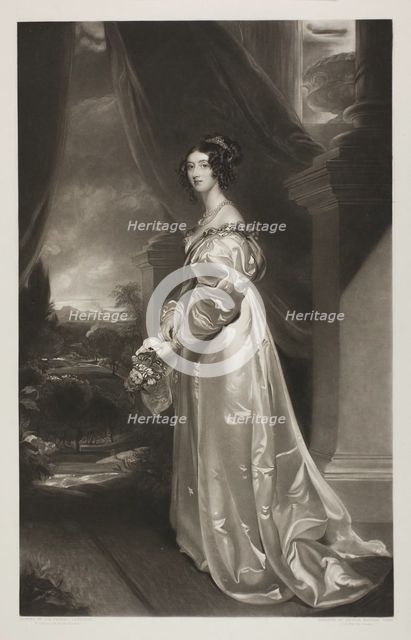 The Duchess of Richmond, 1842. Creator: George Raphael Ward.