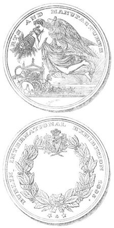 The Dublin Exhibition Medal, 1865. Creator: Unknown