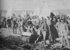 The Dublin Fusiliers Just Before Embarking in the Armoured Train 1902