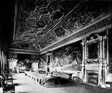 The Duc d'Aosta's Marriage with Princess Hélène of Orleans: Banqueting-Hall, Stowe House, 1895. Creator: Russell & Sons